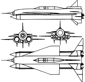 Схематичное изображение ракеты