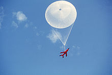 Firebee returns to the ground by parachute.jpg