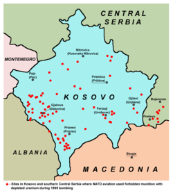 Kosovo uranium NATO bombing1999.png