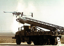 RQ-2 Pioneer is catapulted from a launching rail 1.JPEG